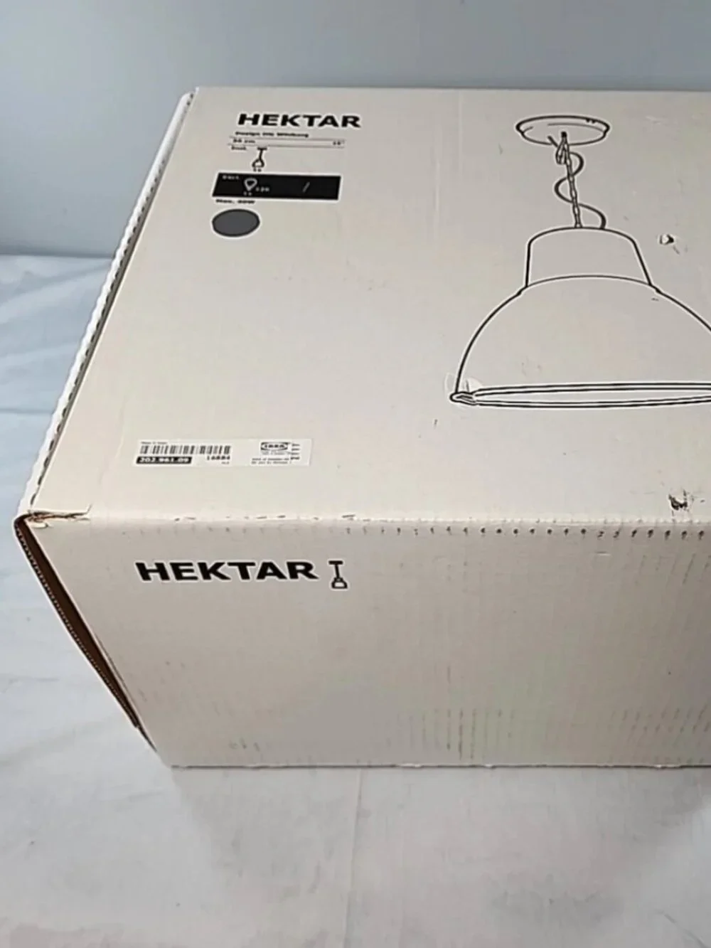 HEKTAR 202.961.09/20296109  Pendant lamp, dark gray, 15 